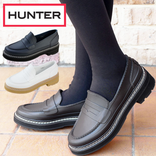 HUNTER（ハンター） レディース ローファー リファイン スティッチ