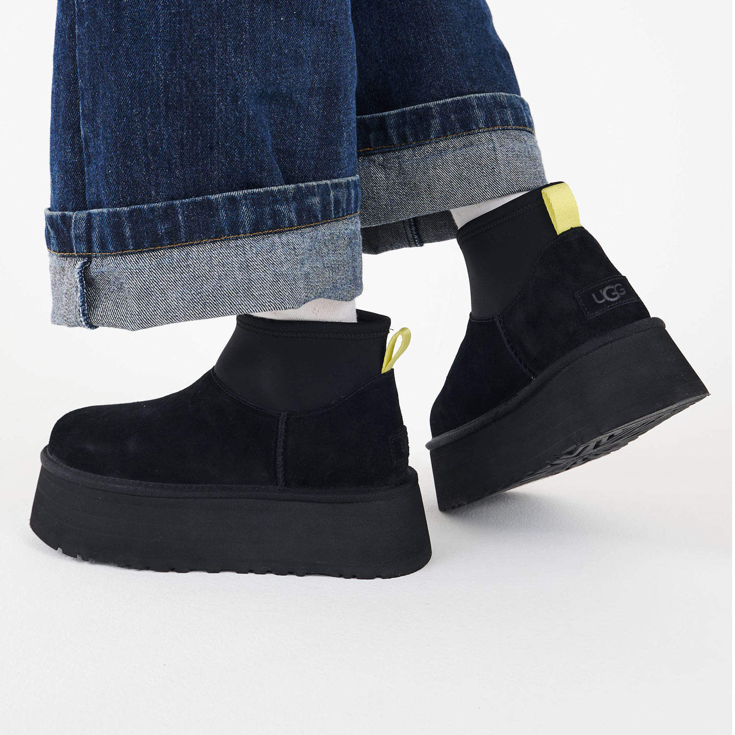 UGG（アグ） クラシックミニ ディッパー ブーツ レディース 厚底