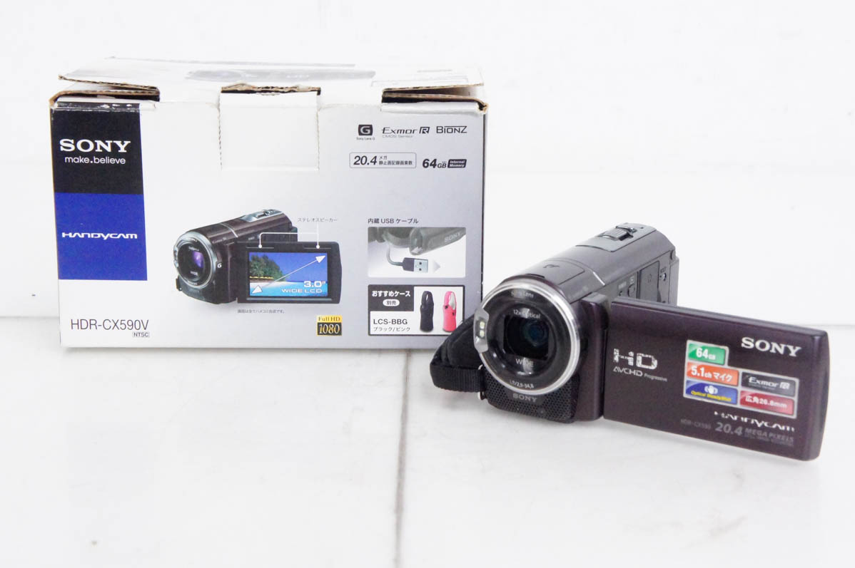 中古 SONYソニー Handycamハンディカム デジタルHDビデオカメラ HDR