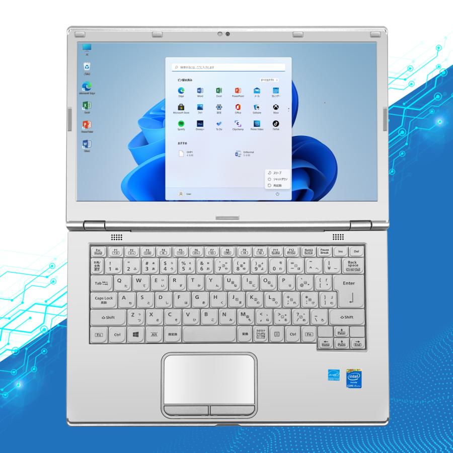 Panasonic（パナソニック） ノートパソコン office付き 中古 Windows11