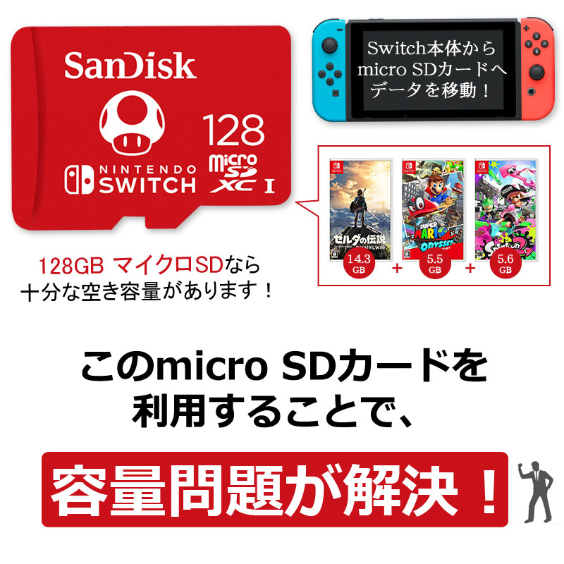 SanDisk（サンディスク） microSDXC 128GB for Nintendo Switch