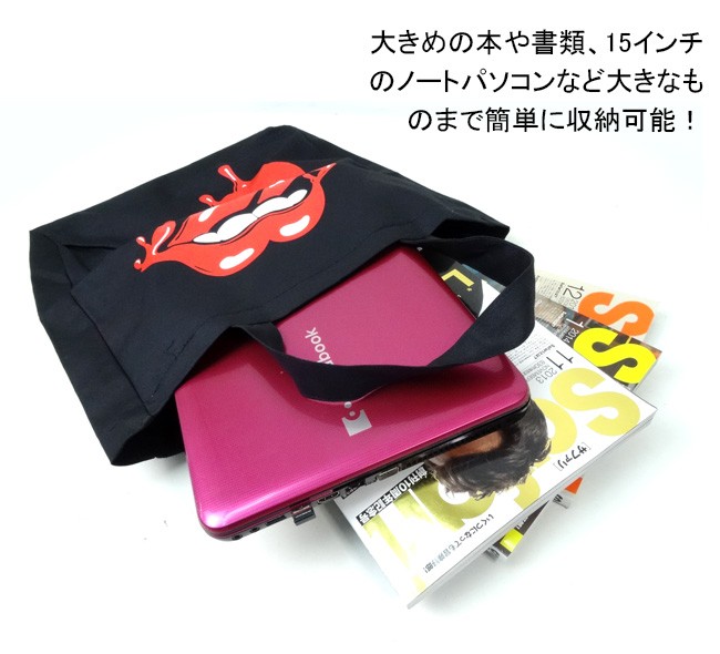トートバッグ メンズ エコ レディース 男女兼用 ロックモチーフ トート