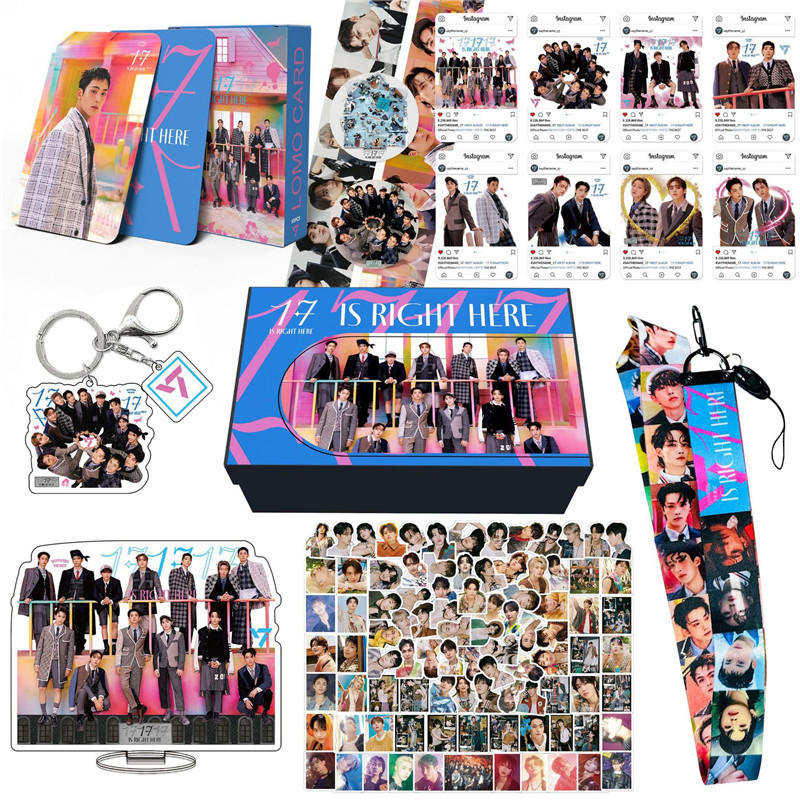 SEVENTEENグッズ ギフトボックス フォトカード セブンティーン テープ