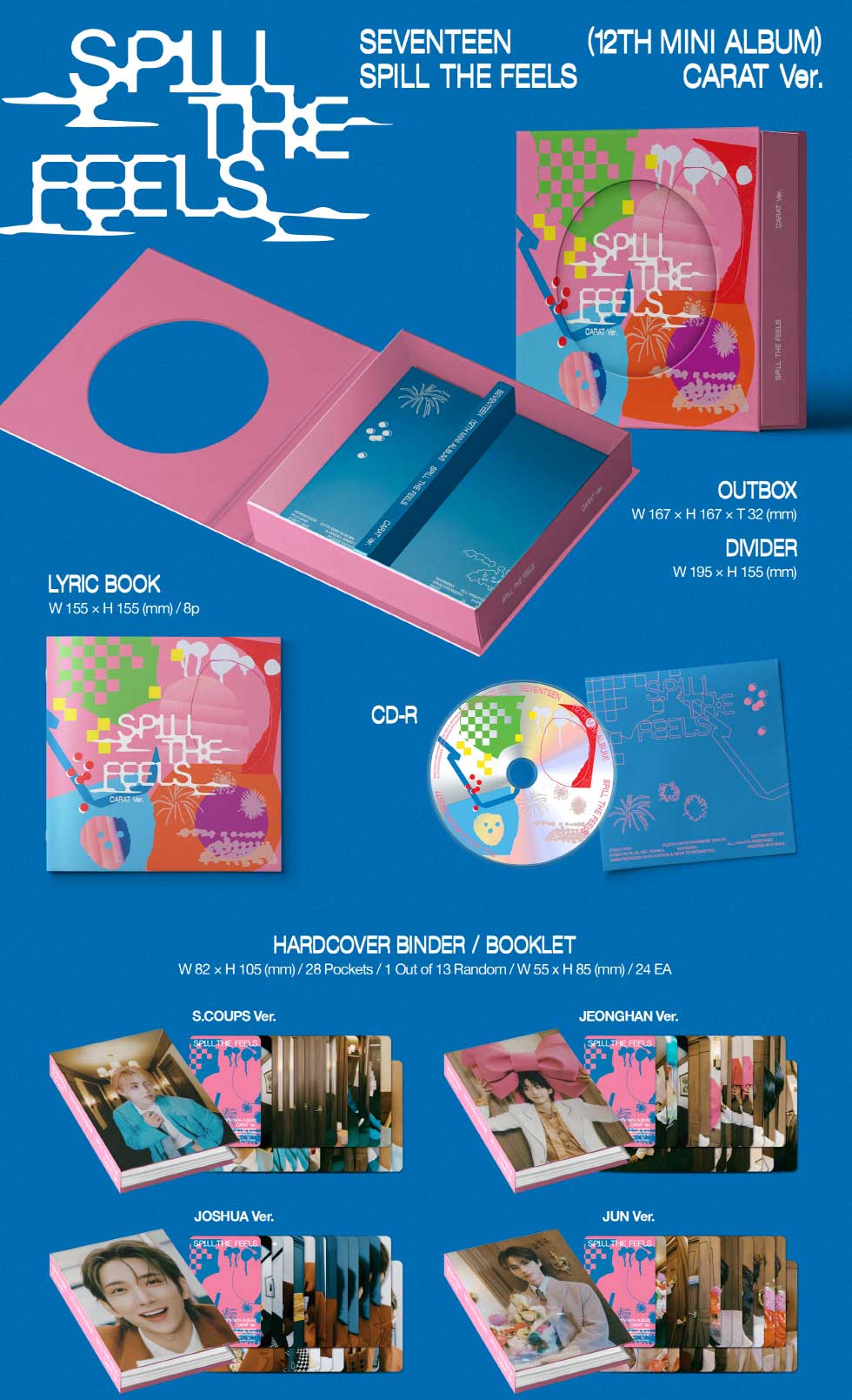 10/14 韓国発売】SEVENTEEN セブンティーン 12TH MINI SPILL THE FEELS