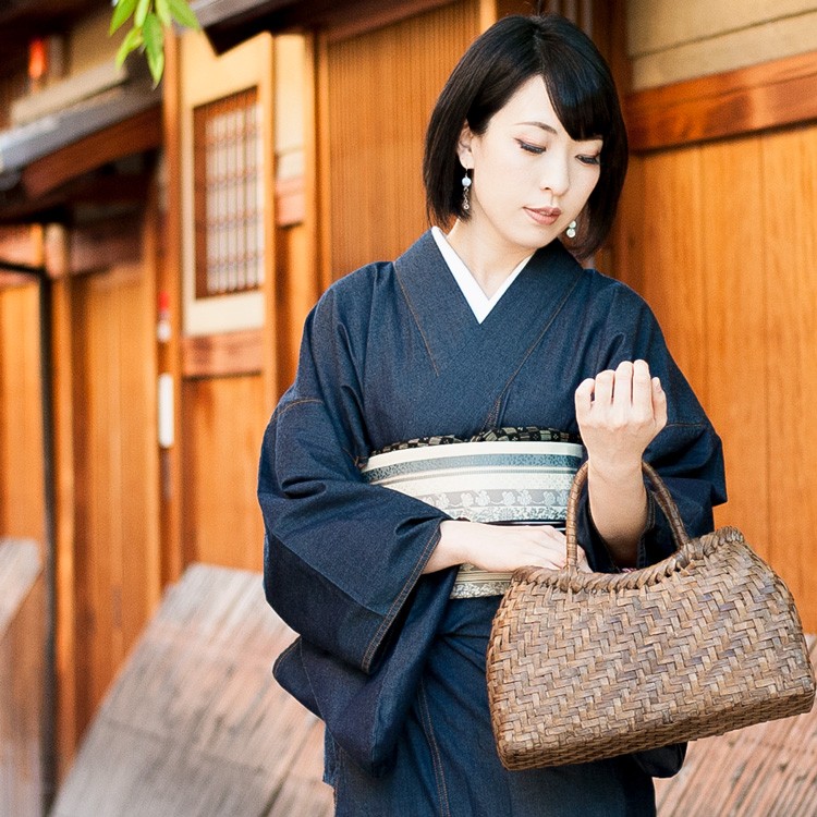 ROCCA（六花） デニム着物 カイハラデニム × 着物 レディース 日本製