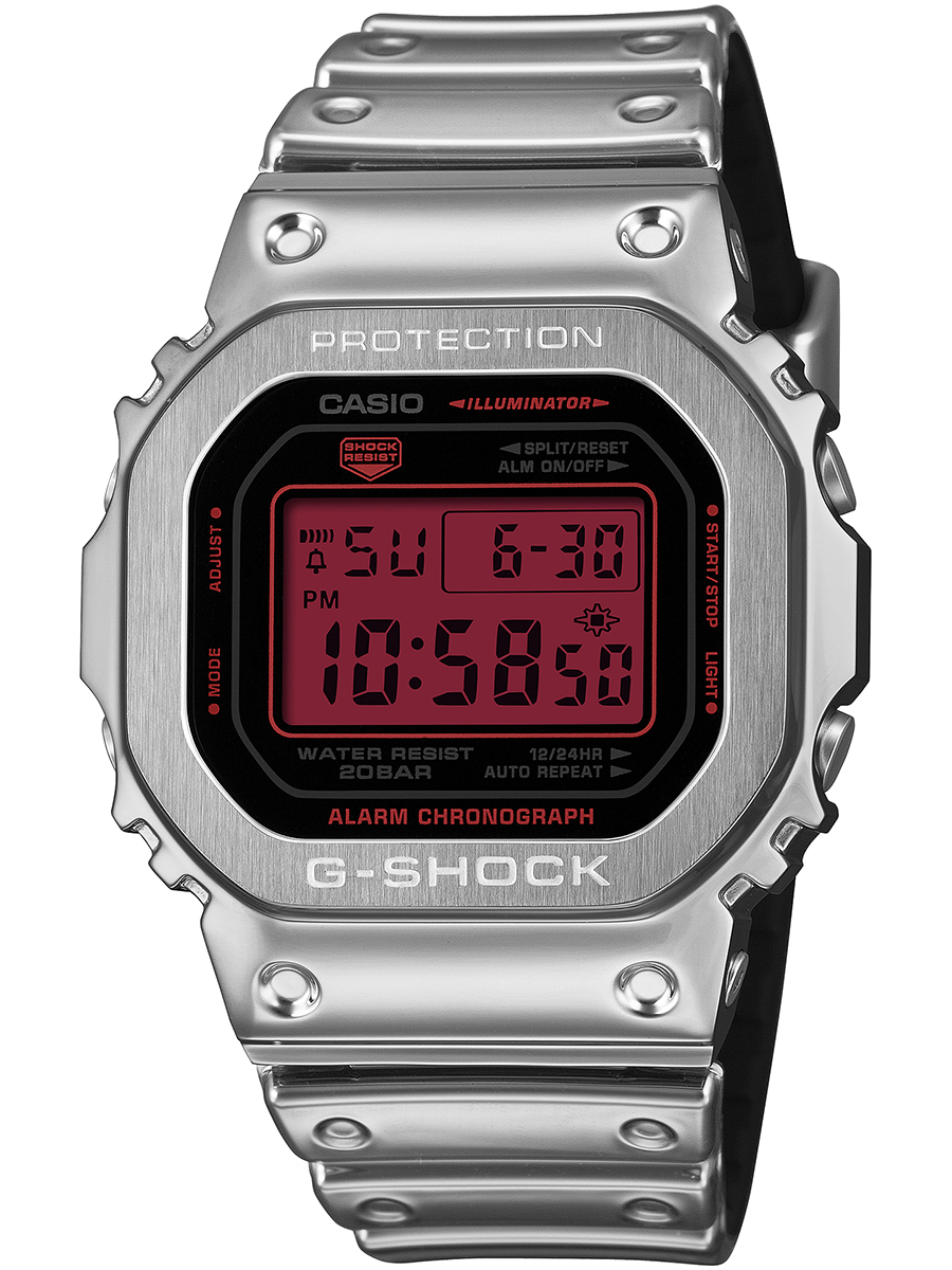 G-SHOCK 2月13日発売 メタルカバード ファインメタリック シルバー GM