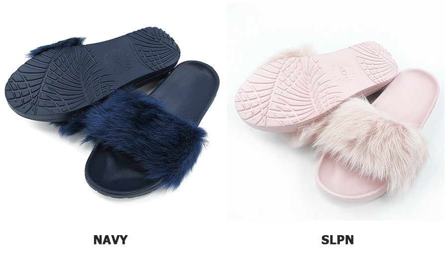 UGG（アグ） レディース スライドサンダル シープスキン ファー