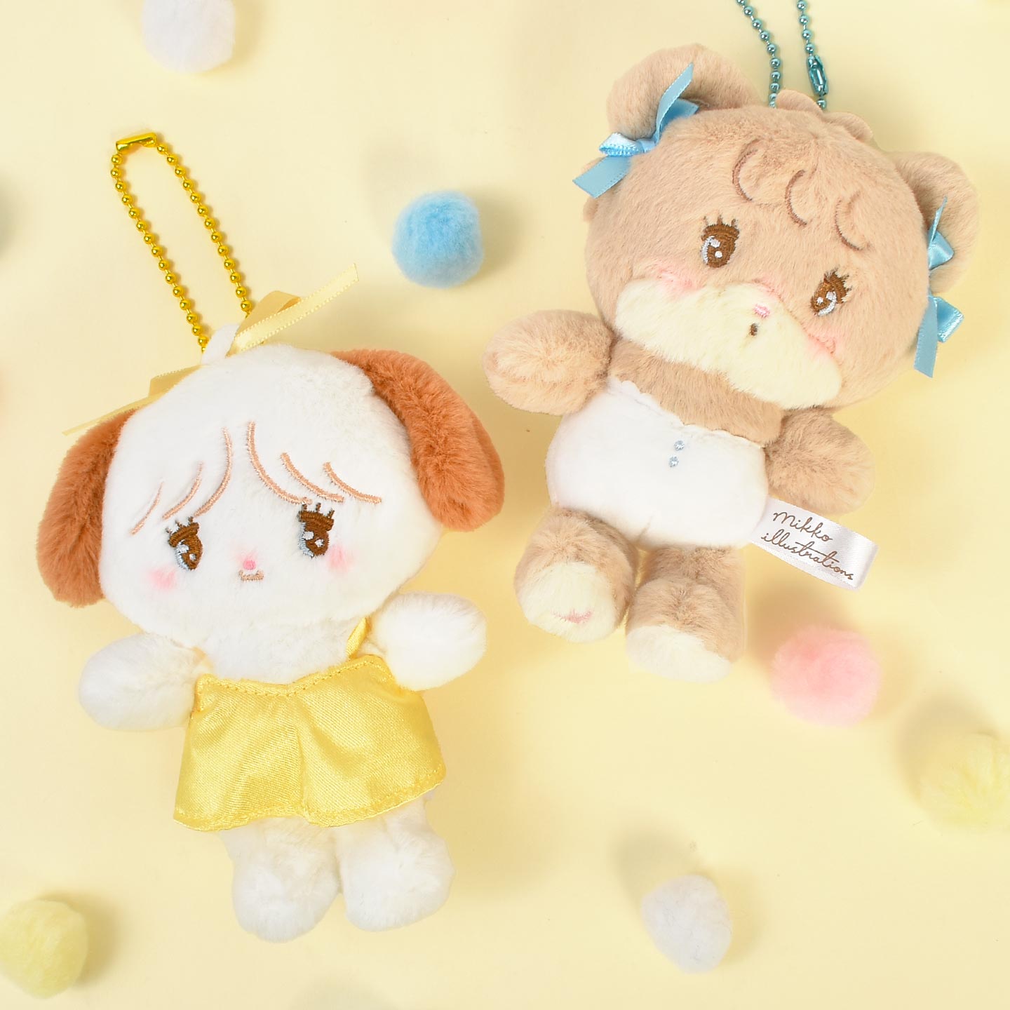 mikko illustrations ぬいぐるみ キーホルダー マスコット ムース