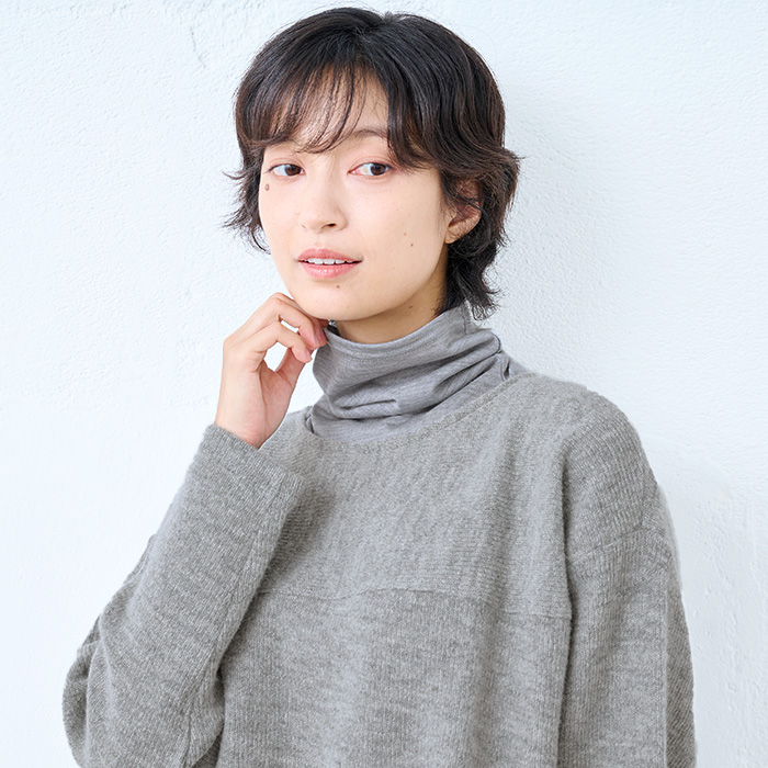 TOKYO BASIC 付け襟 タートル ウール つけえり マウントブレス ウール