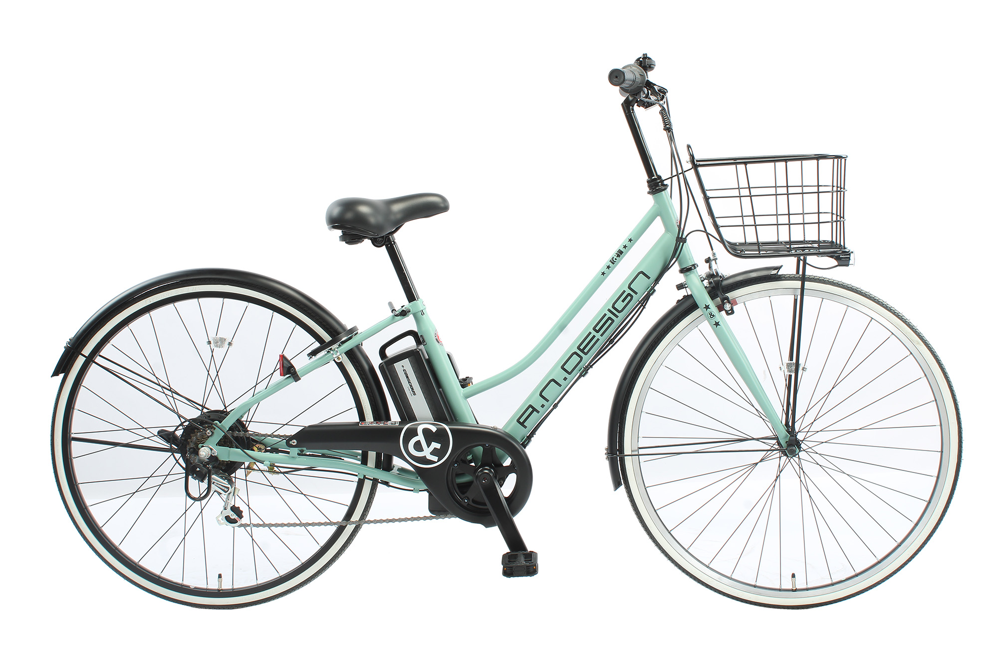 a.n.design-works 訳あり大特価 完全組立ヤクシン 電動自転車 27インチ