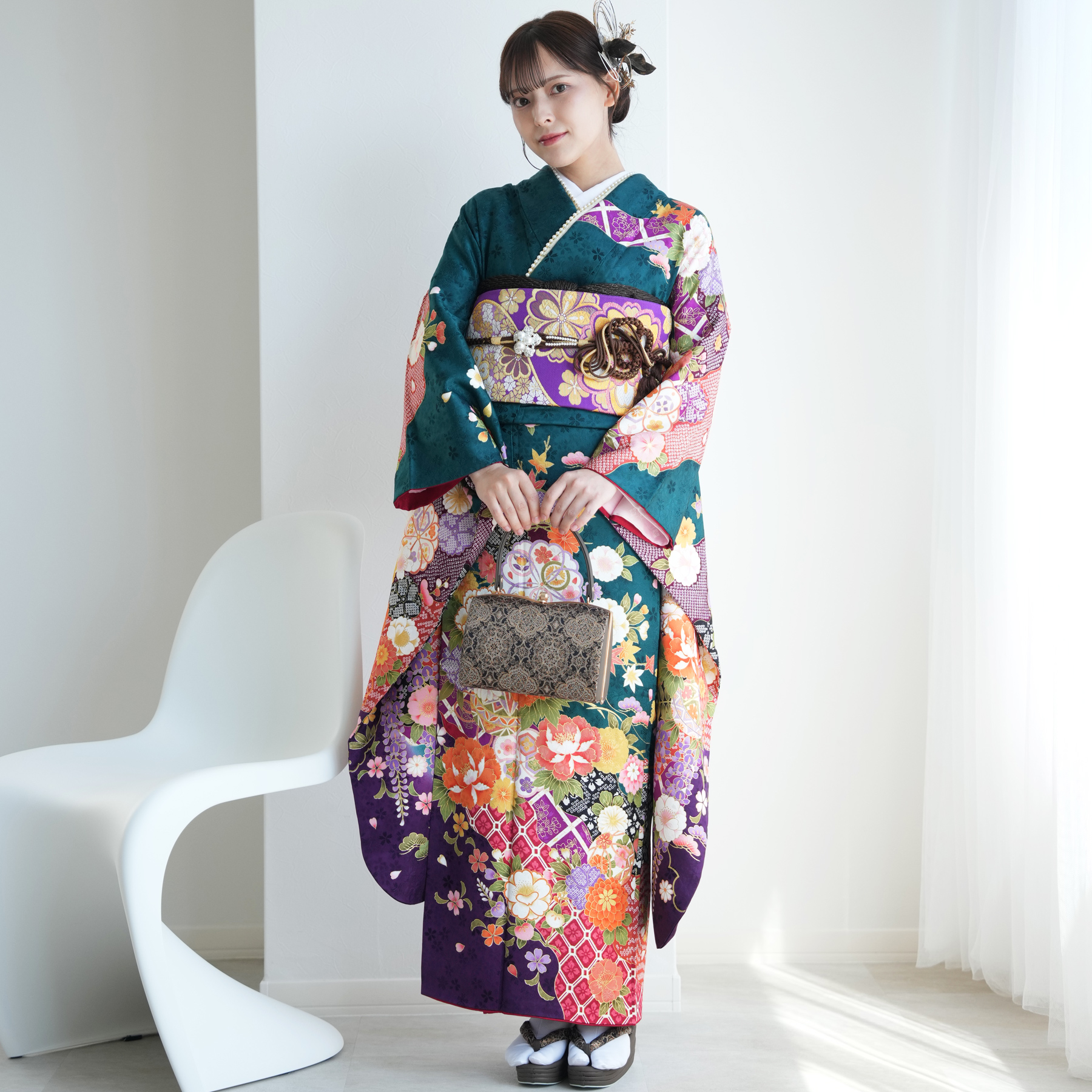 振袖 レンタル 成人式 21点セット レトロ 古典 成人式セット 結婚式