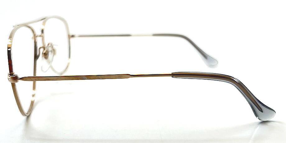 ヴィンテージ メタルオート、ティアドロップ メガネフレーム SILVER
