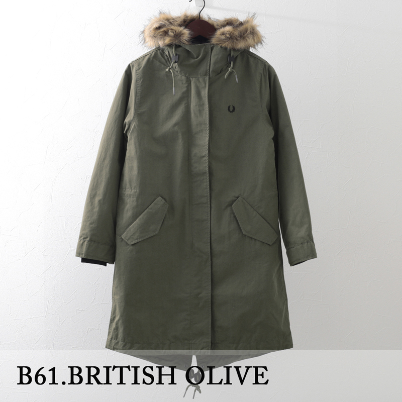 FRED PERRY（フレッドペリー） レディース モッズコート フィッシュ