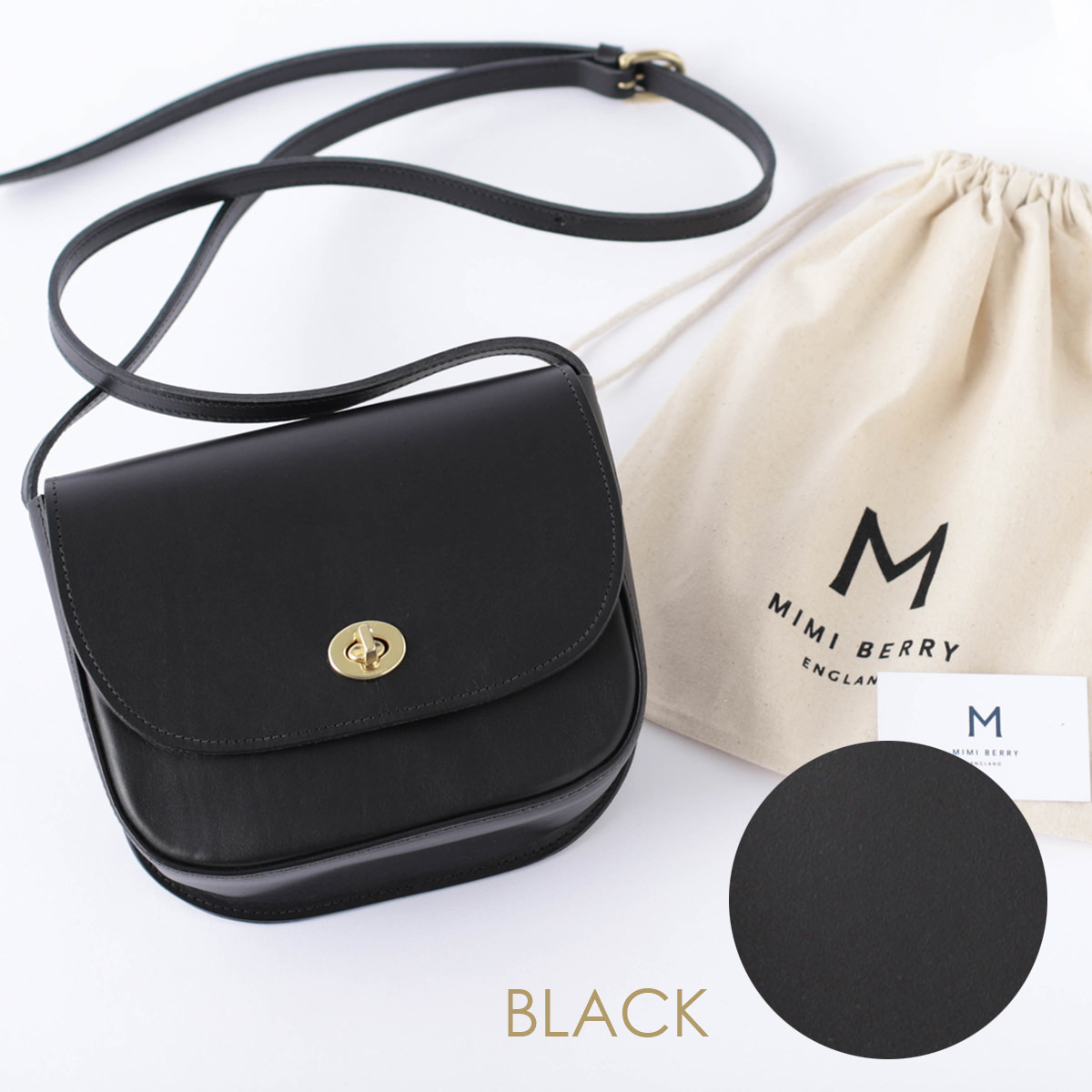 MIMI BERRY ミミベリー 本革レザー ショルダー バッグ FRANCIS
