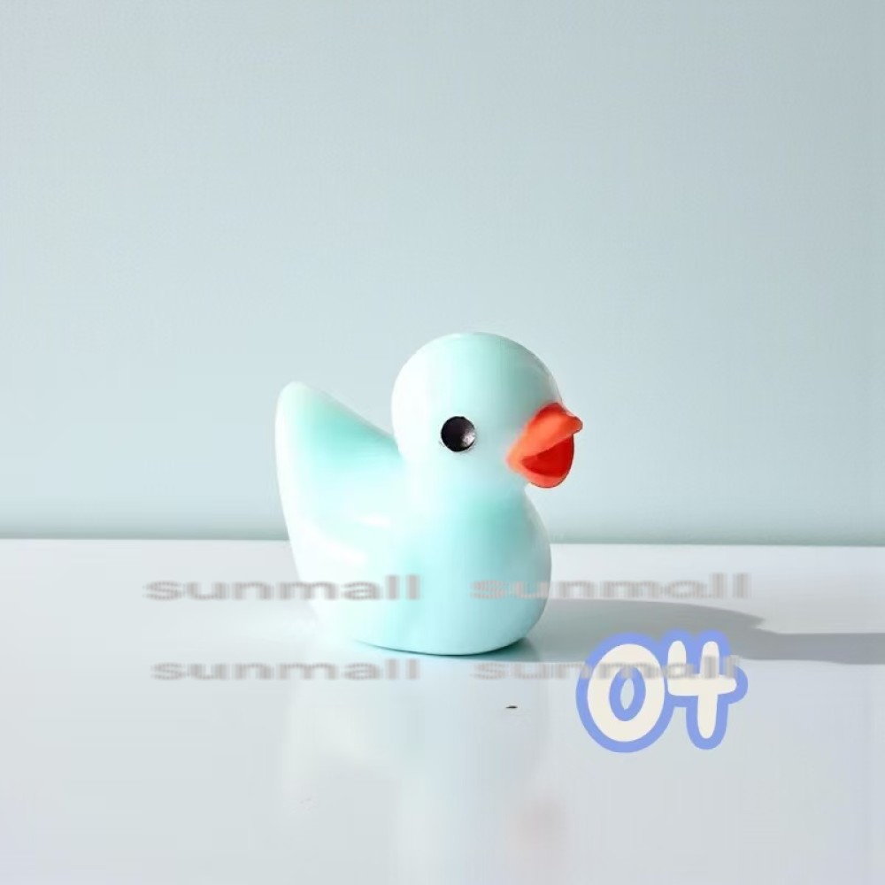1点販売】【6色から選べる】ミニチュア アヒル フィギュア 指先サイズ