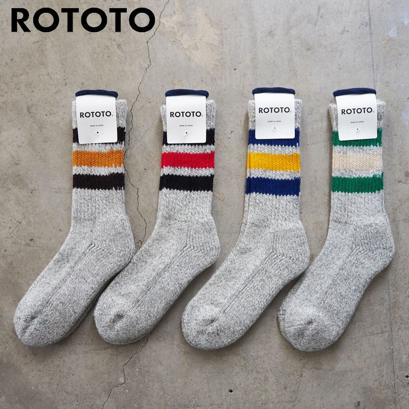 ROTOTO（ロトト） 靴下 ソックス メンズ オールドスクール ワーク