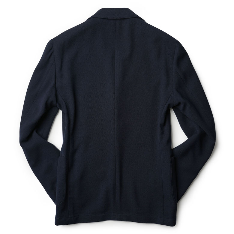 <美品>LARDINI ネイビー ポップサック ウール ジャケット サイズ48 美品>LARDINI ネイビー ポップサック ウール ジャケット サイズ48 美品