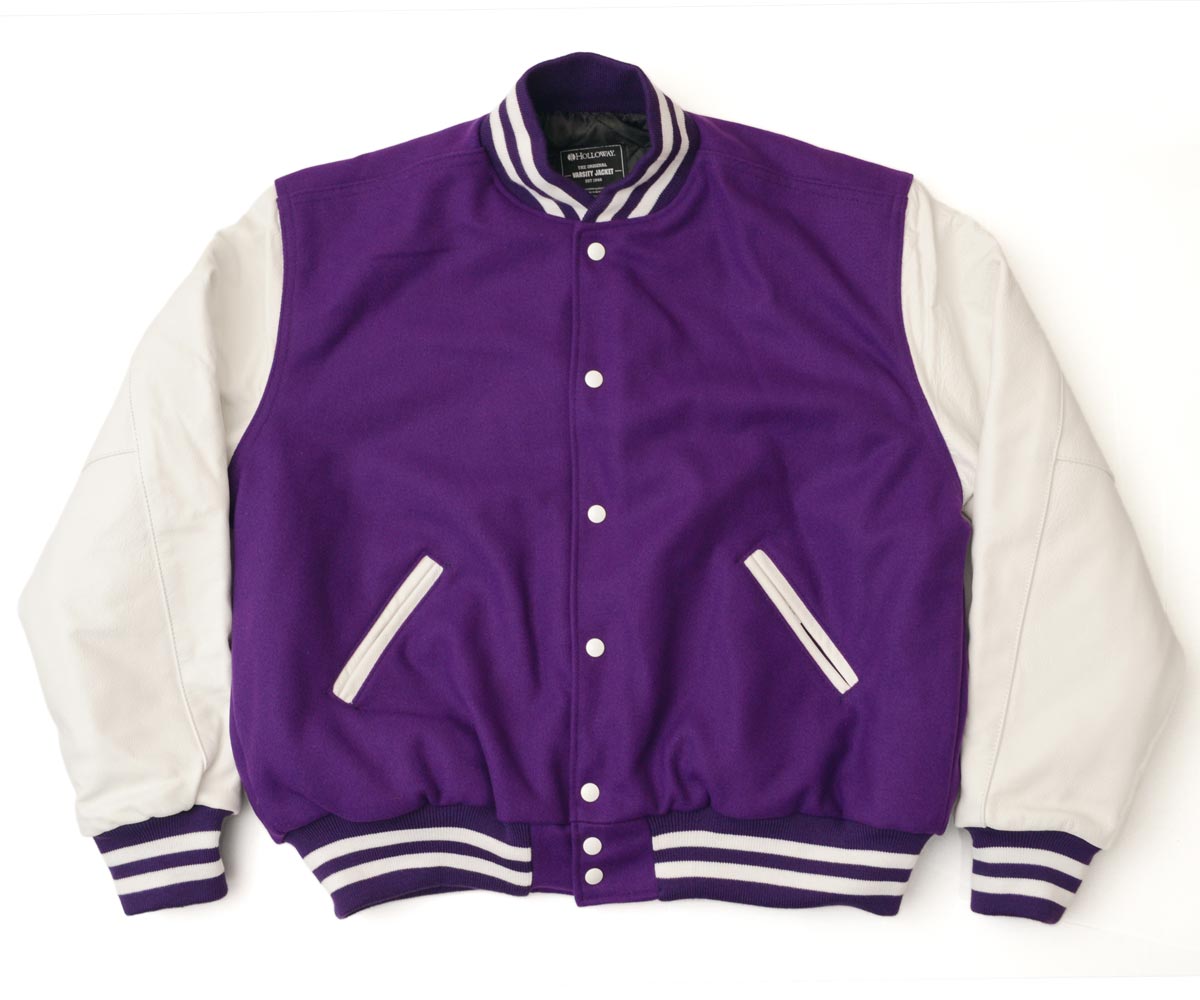 HOLLOWAY レザー/メルトン スタジャン 34色展開 ［VARSITY］スタジアム