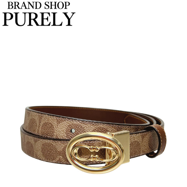 COACH（コーチ） 国内発送 ベルト レディース 小物 25MM シグネチャー