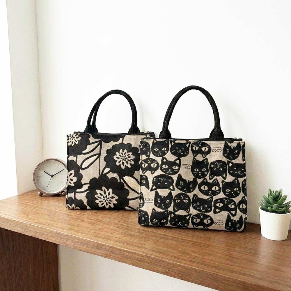 ココニャンズ トートバッグ 猫柄 ネコ ねこ 手提げ バッグ 日本製 国産