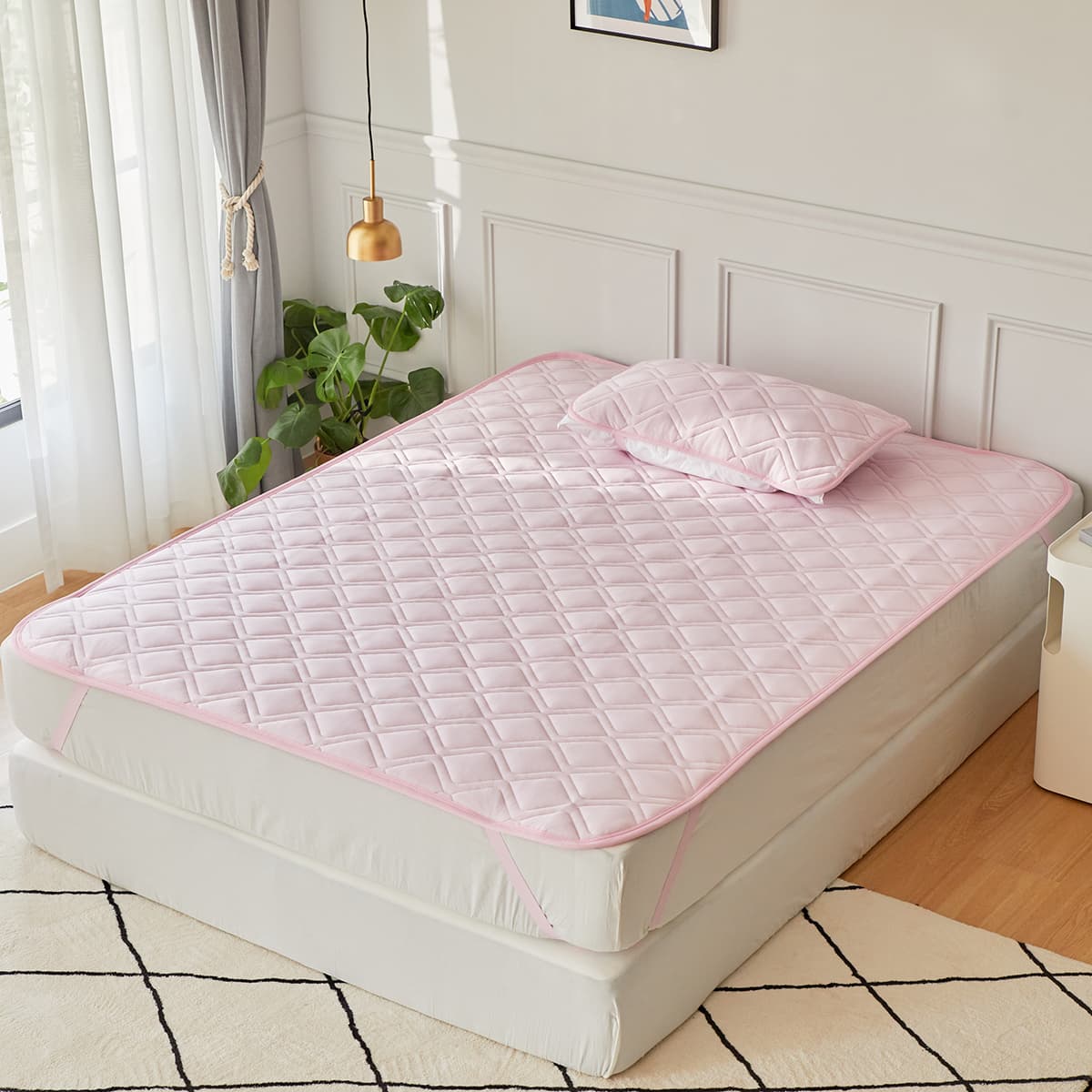 PILOX'S 冷感除湿消臭 敷パッド シングル 100x205cm ドライミング