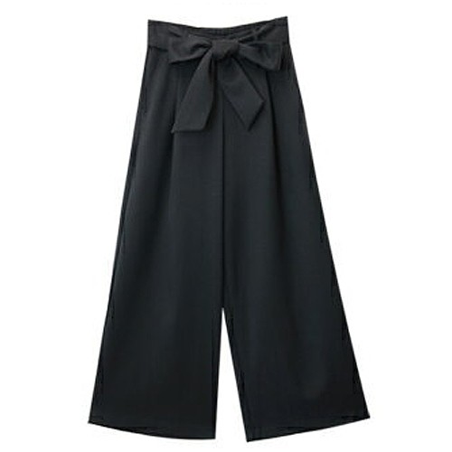 ワイドパンツ コーデ ガウチョパンツ きれいめ メール便 送料無料