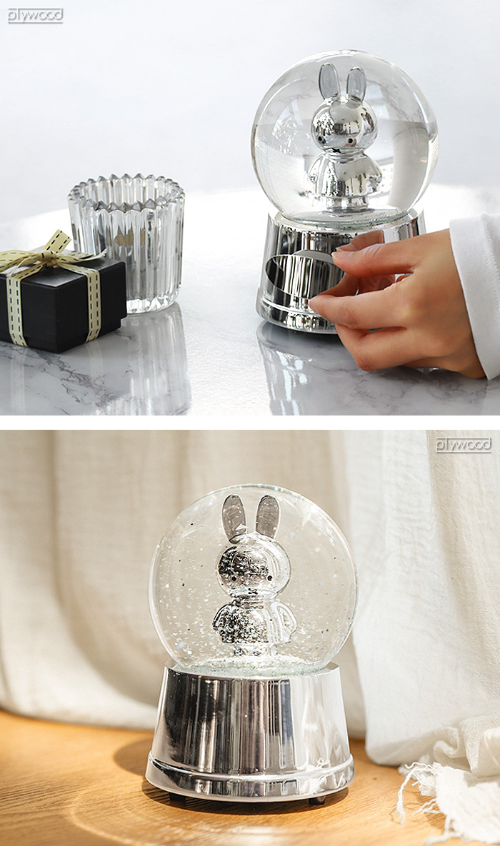 ミッフィー miffy スノードーム オルゴール ジルバースタッド スノー