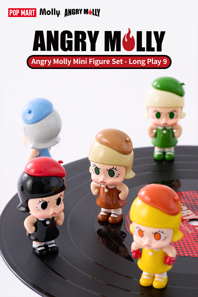 POP MART（ポップマート） POP MART Angry Molly Mini Figure Set