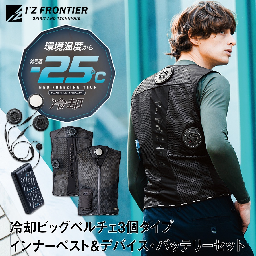 アイズフロンティア 冷却ビッグペルチェ3個タイプ インナーベスト