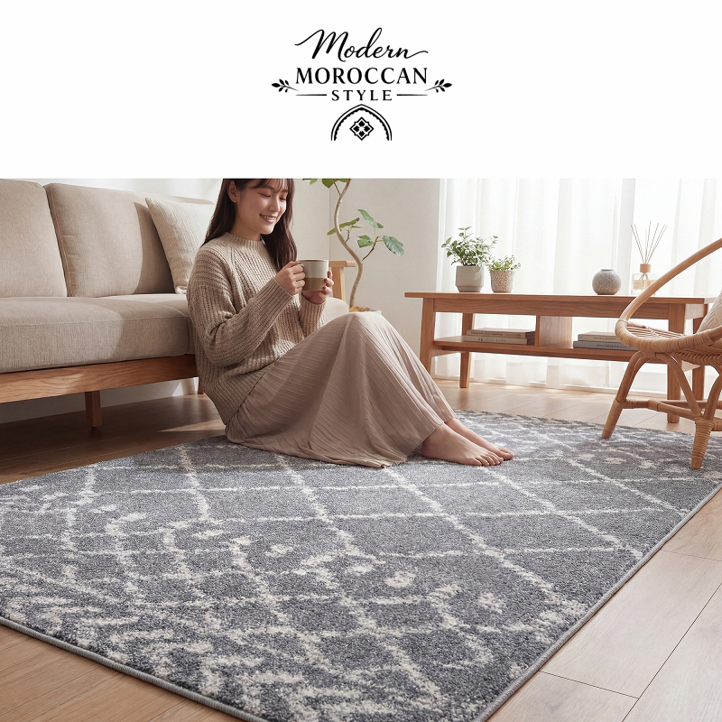 ラグ モロッコ モロッカン モロッカン柄 ウィルトン織 ベニオワレン