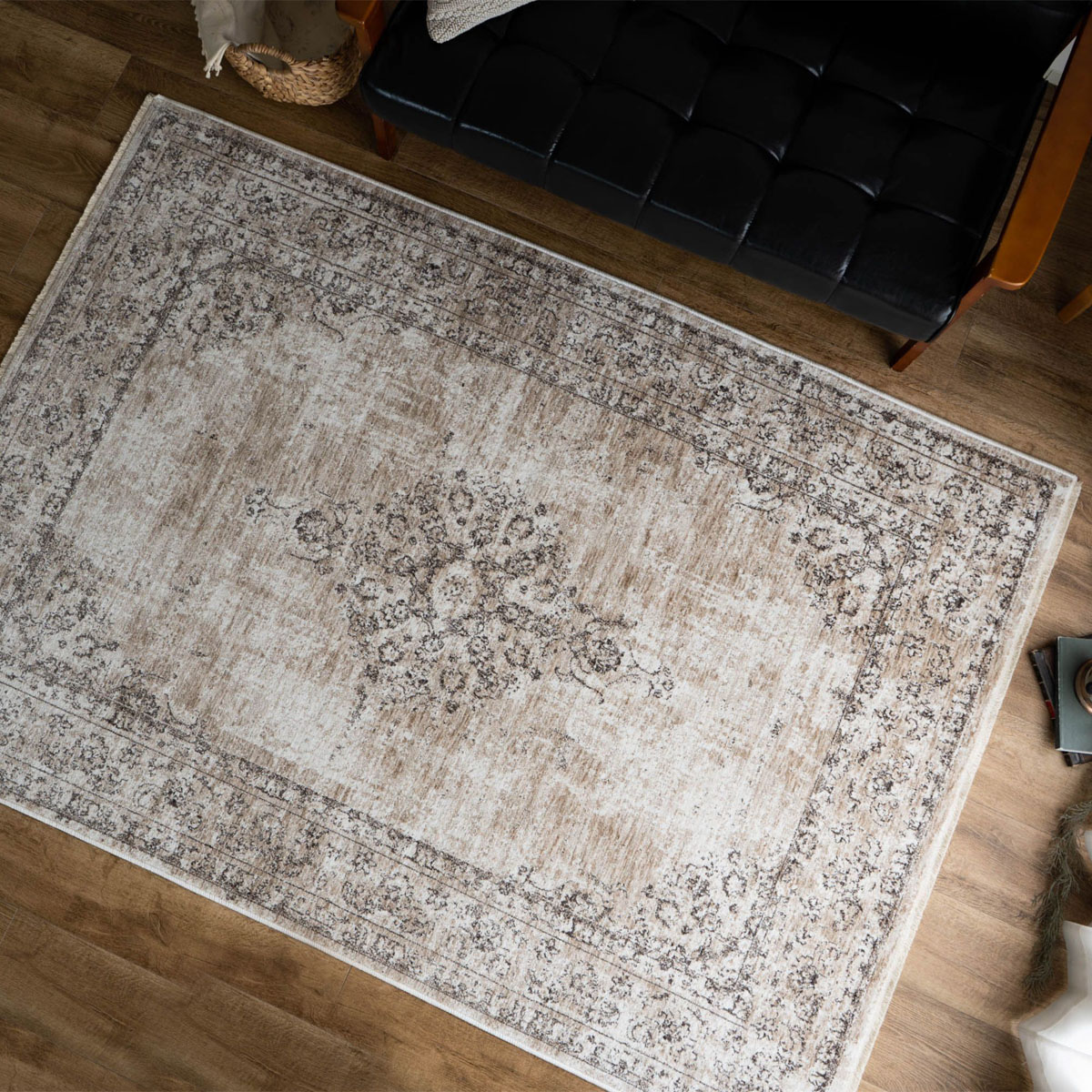 サヤンサヤン おしゃれ アンティーク ペルシャ 柄 90×140 約1畳