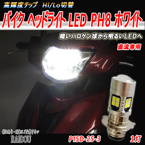 YAMAHA（ヤマハ） TT250Rレイド 4GY ヘッドライト LED PH8 ホワイト
