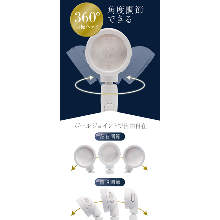 送料無料】 3Dシャワーヘッド リヴレ AXL-643 シャワーヘッド 交換用