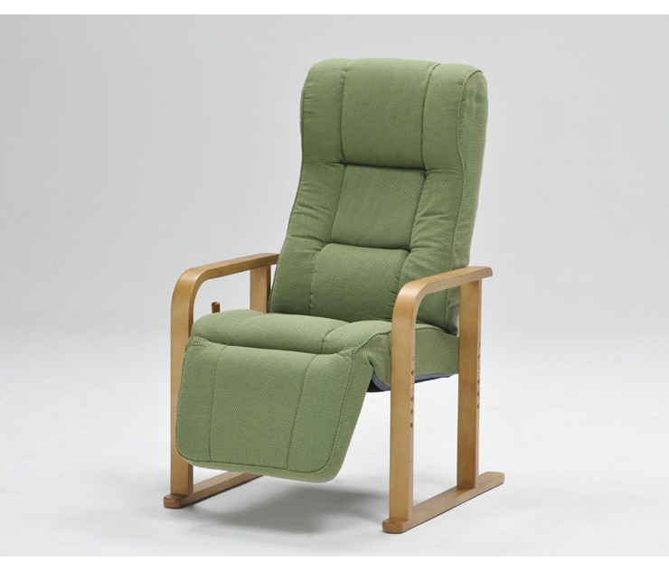 光製作所 高座椅子 スモモ 座椅子 木製 高脚式 高さ調整 高齢者