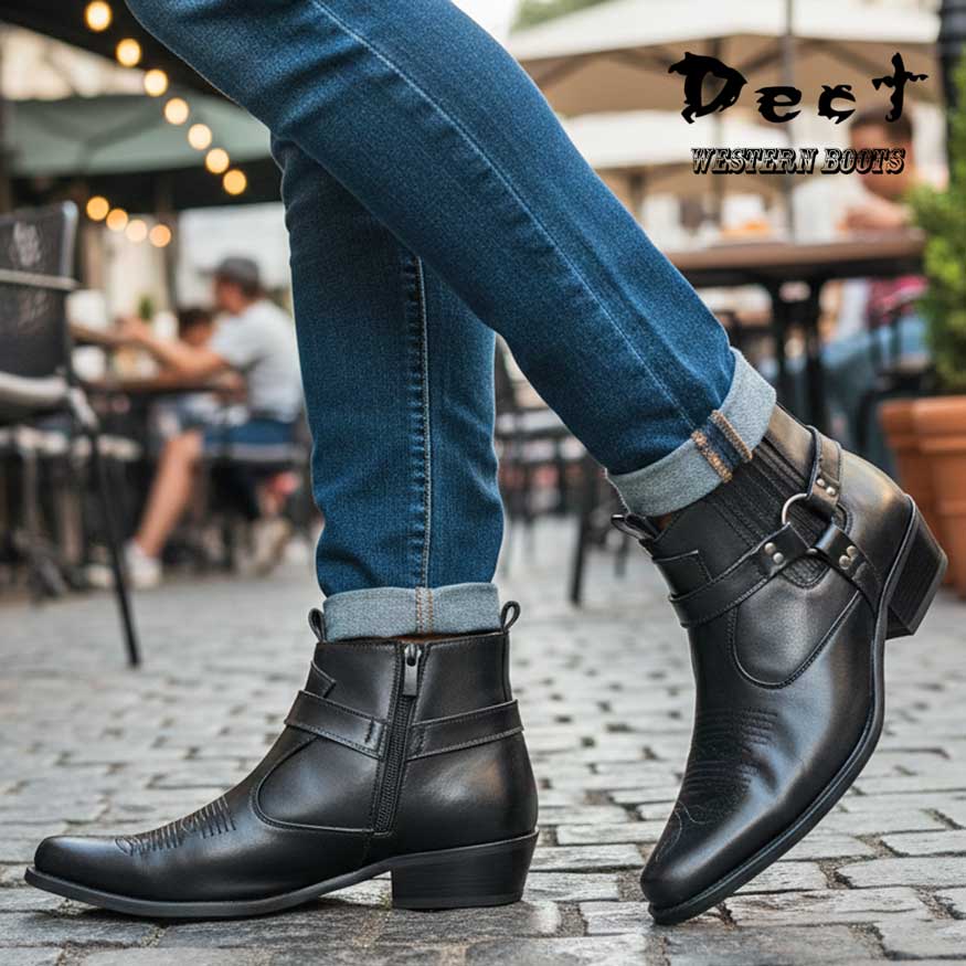 爆買 ウェスタンブーツ ショート メンズ ブーツ サイドゴアブーツ