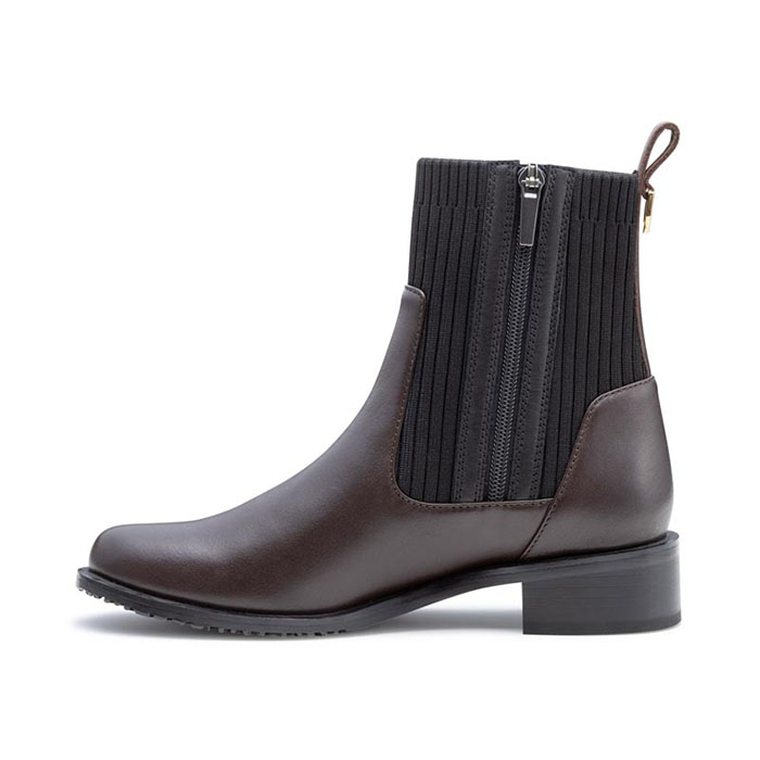 REGAL（リーガル） 公式 REGAL F76R ニットブーツ ダークブラウン