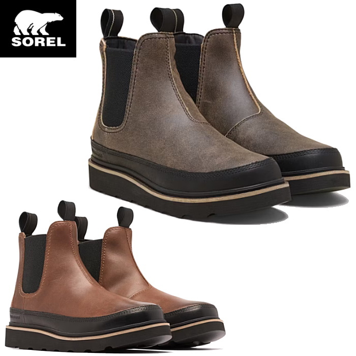 SOREL（ソレル） メンズ サイドゴア ブーツ スラブタウン62 チェルシー