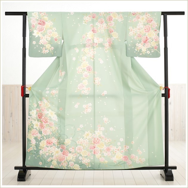 訪問着レンタル hw1291 卒業式 母 着物 入学式 ママ 七五三 お宮参り