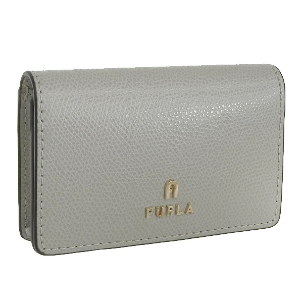 FURLA（フルラ） 名刺入れ カードケース レディース レザー グレー