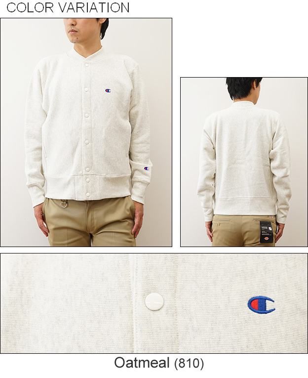 Champion（チャンピオン） リバースウィーブ スナップ スウェット