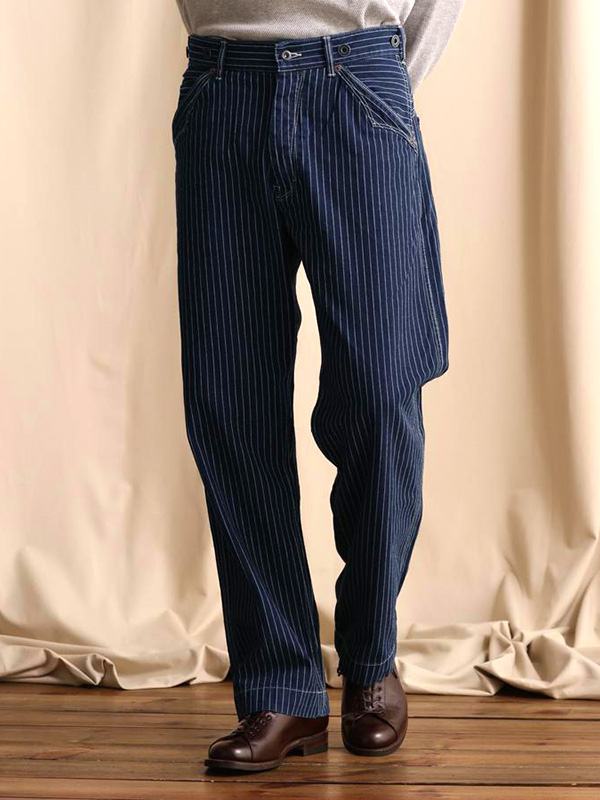 Schott N.Y.C（ショット） Schott ヒッコリーストライプ パンツ メンズ