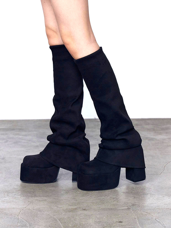 EMODA（エモダ） 厚底 ブーツ レディース 厚底ブーツ 11cm ルーズ