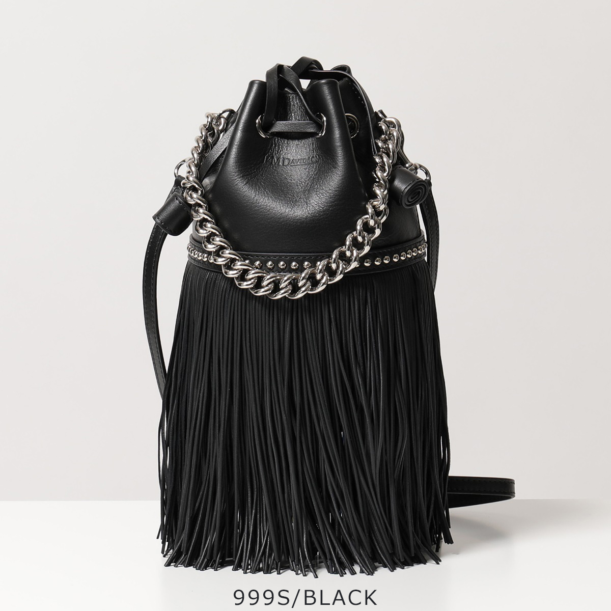 新品 J&M DAVIDSON フリンジカーニバル ミニ 黒 2way チェーン J&M