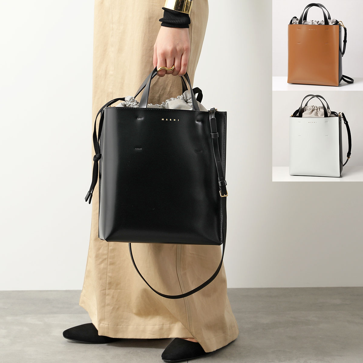 MARNI（マルニ） トートバッグ museo ミュゼオ SHMPV01TY0 SHMPV01TY3