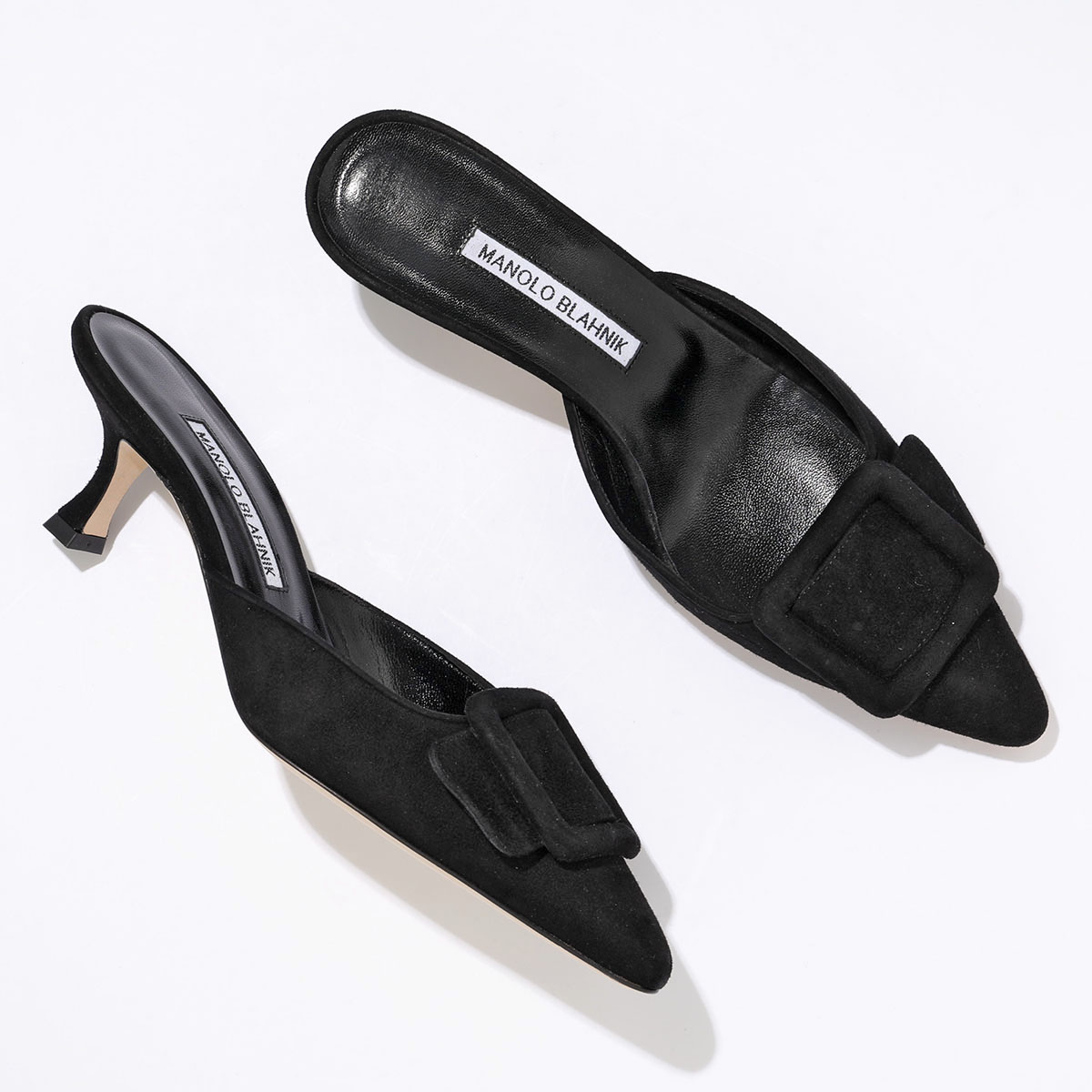 MANOLO BLAHNIK（マノロブラニク） ミュール MAYSALE SUEDE DAIM 050