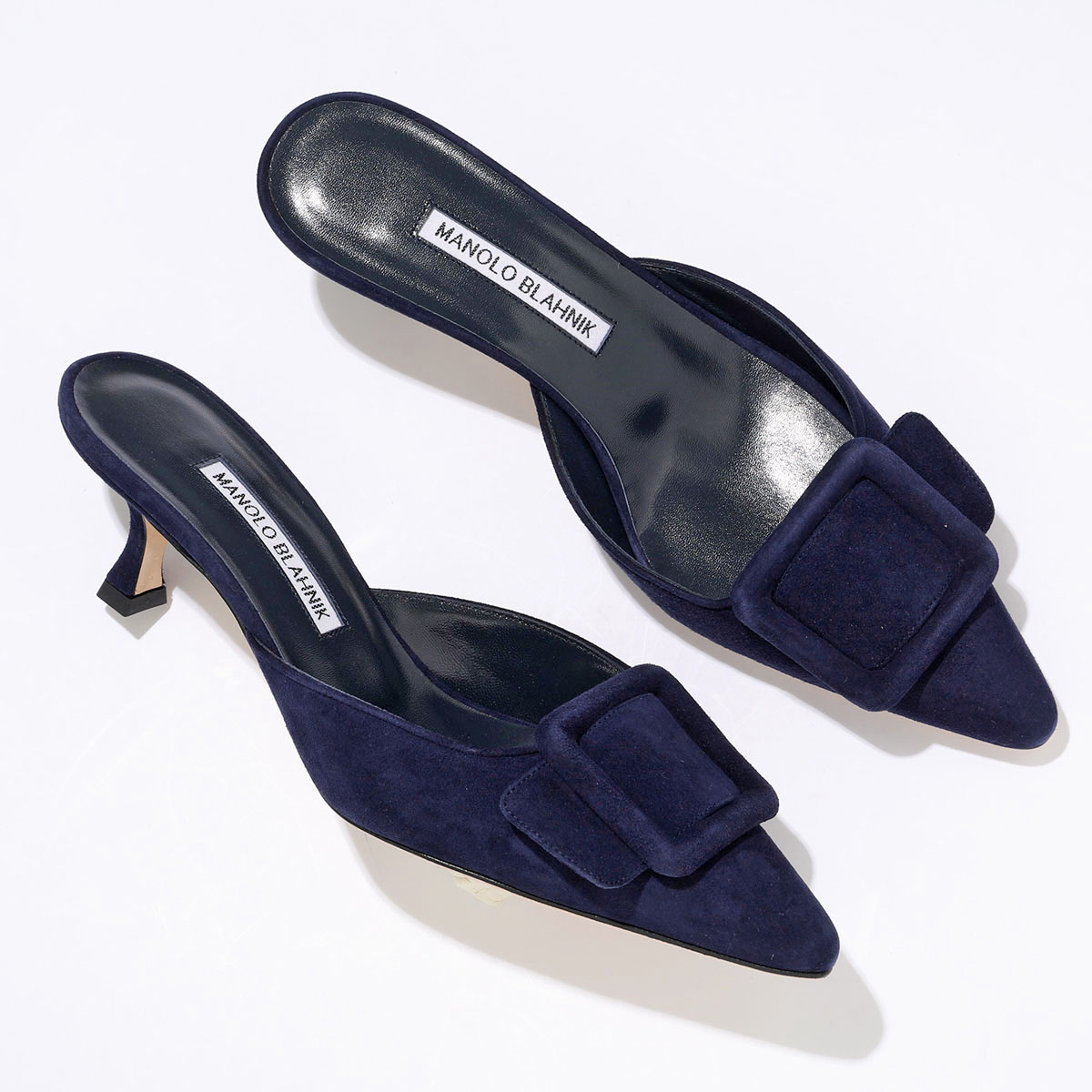 MANOLO BLAHNIK（マノロブラニク） ミュール MAYSALE SUEDE DAIM 050