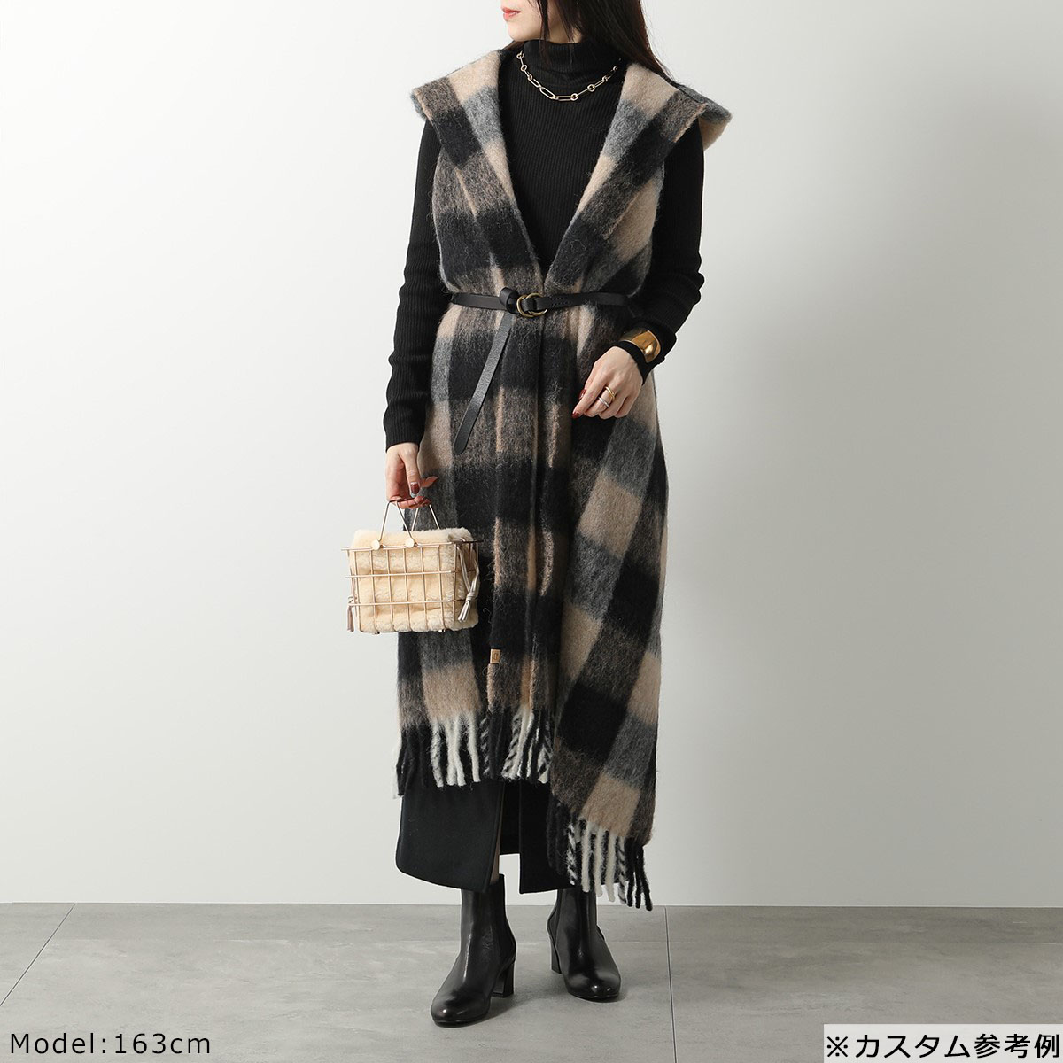WOOLRICH（ウールリッチ） ケープ HOODED WOOL CAPE SCARF