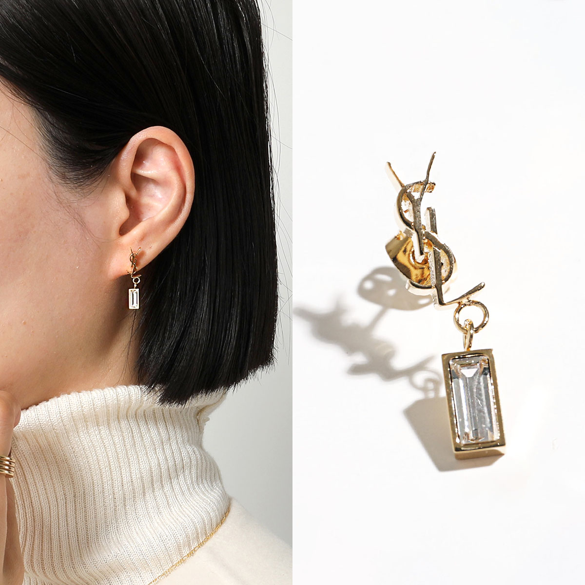 SAINT LAURENT サンローラン ピアス 746624 Y1526 レディース 片耳販売