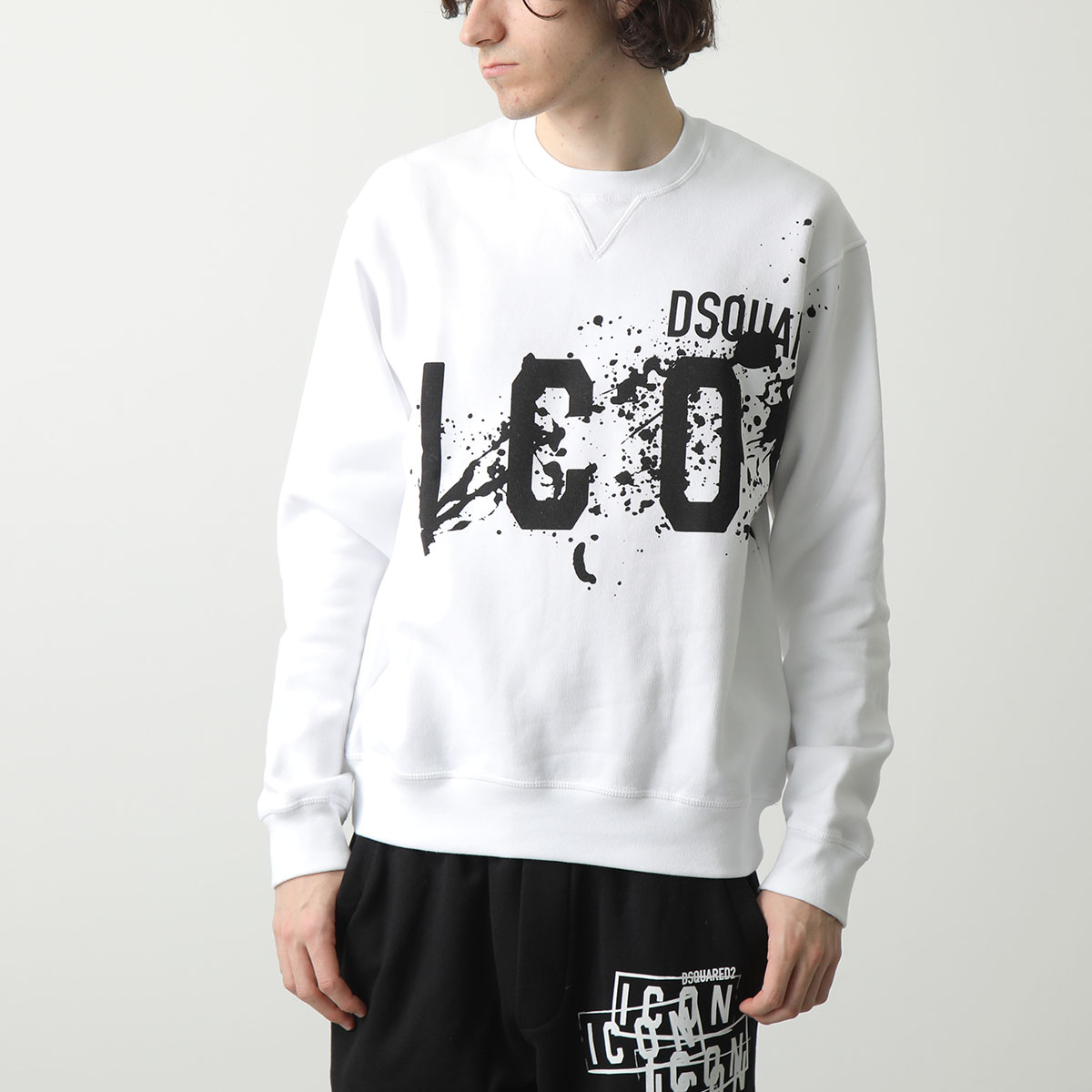 DSQUARED2（ディースクエアード） トレーナー ICON SPLASH COOL FIT