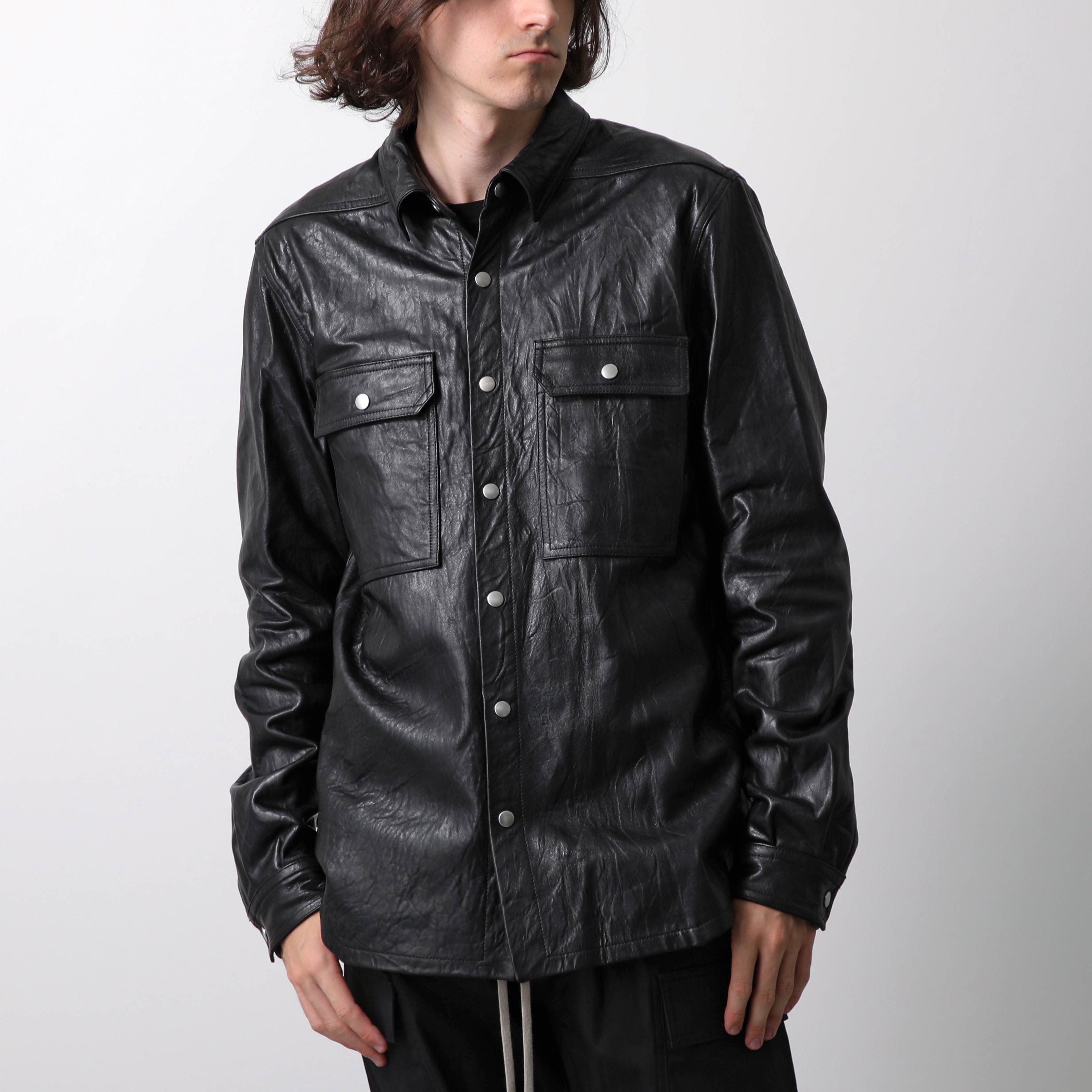 Rick Owens（リック・オウエンス） レザージャケット OUTERSHIRT